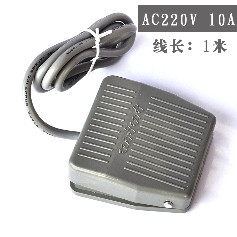Foot switch AC220V 10A soldering machine foot switch foot pedal self reset inching electronic drum pedal