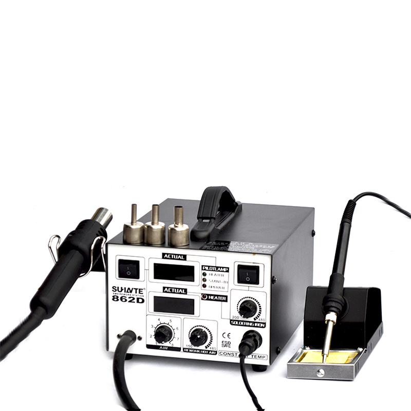 Digital display temperature of a two in one hot air dismantling table